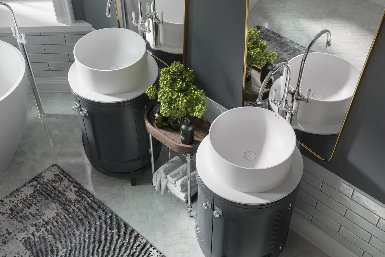 Раковина VEGA Nano Concrete 40,4 Х 40,4 2.02.022.44.4 — фото 1, Раковины