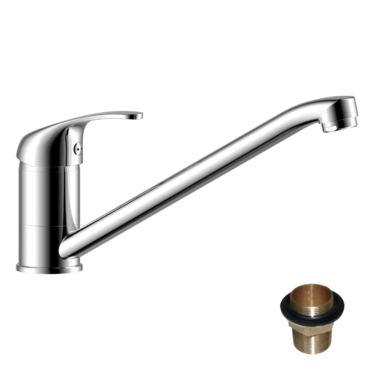 Y35 Смеситель для кухни, пов.излив 229мм, р/ОД, хром, ROS, Y35-21U — фото 1, Смесители для кухни