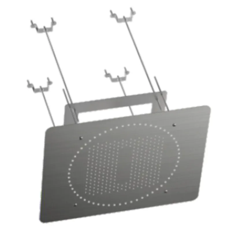 Товар: Верхний душ потолочный R452.03.09, графит - фото 1 Верхний душ потолочный R452.03.09, графит — фото 1, Верхние души