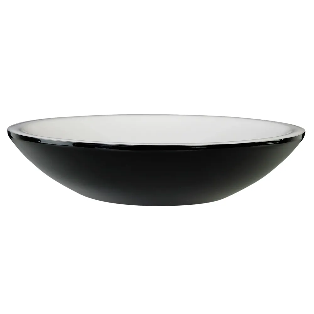 Товар: ARENA Раковина накладная круглая D46 см, белая/черная, ГЛЯНЦЕВАЯ 31567 - фото 3 ARENA Раковина накладная круглая D46 см, белая/черная, ГЛЯНЦЕВАЯ 31567 — фото 3, Раковины накладные