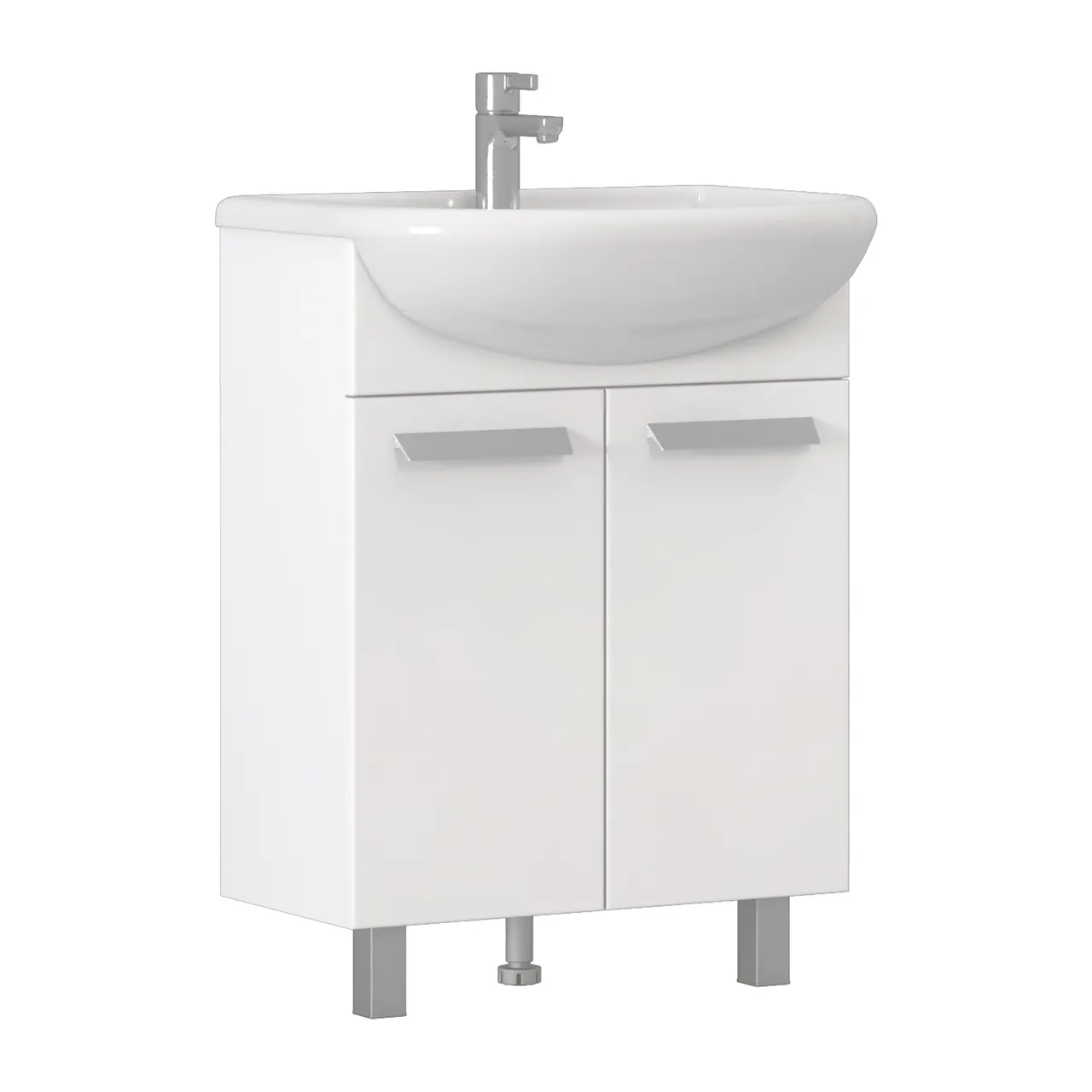 Товар: Тумба под раковину VIGO Hoska 60 напольная белый (230) - фото 1 Тумба под раковину VIGO Hoska 60 напольная белый (230) — фото 1, Тумбы под раковину