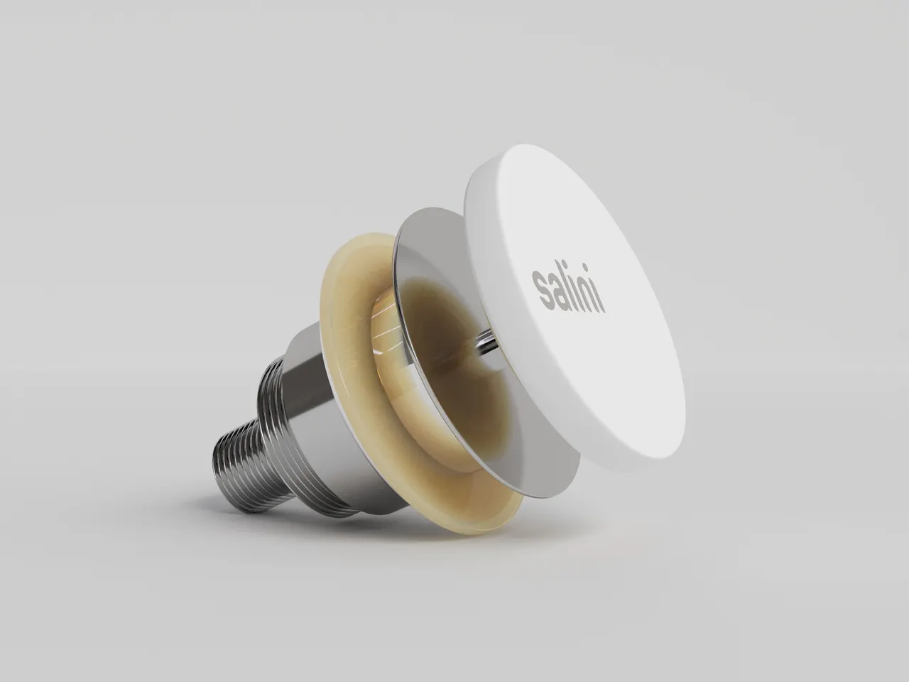 Донный клапан для ванны D 402 покраска по RAL 152201MF — фото 1, Донные клапаны