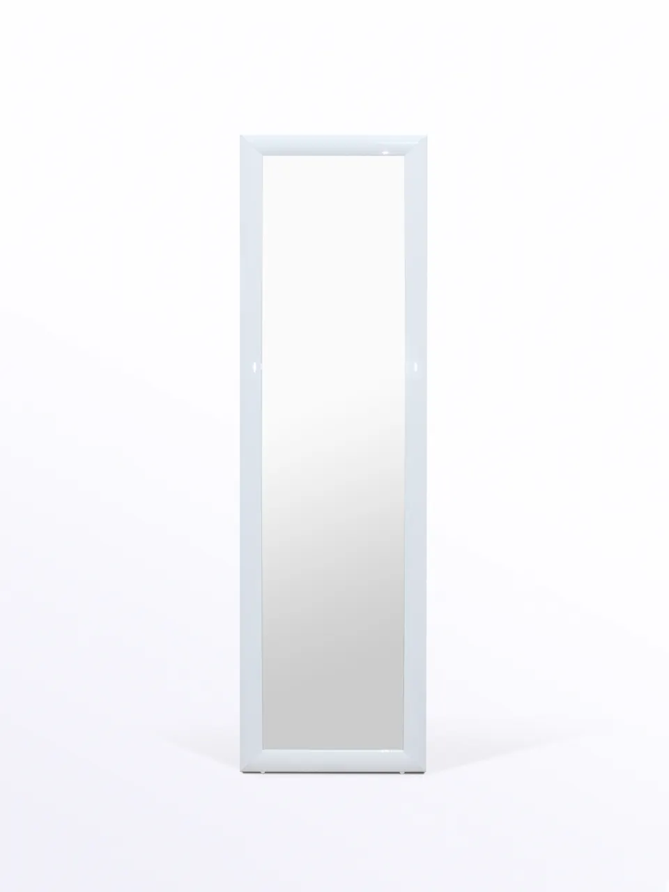 Зеркало Белое 450х1600 напольное Б003 — фото 1, Зеркала в ванную комнату