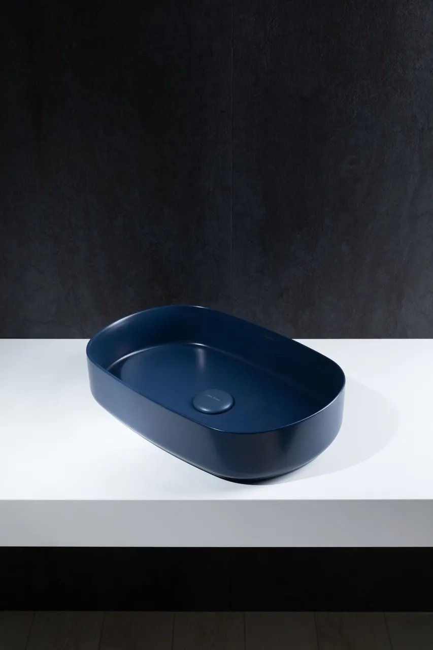 Раковина накладная Allen Brau Fantasy 55 4.11022.ID индиго — фото 3, Раковины накладные