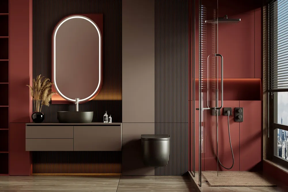 Унитаз ABBER Bequem AC1104TMB подвесной черный матовый, безободковый, смыв торнадо — фото 2, Подвесные унитазы