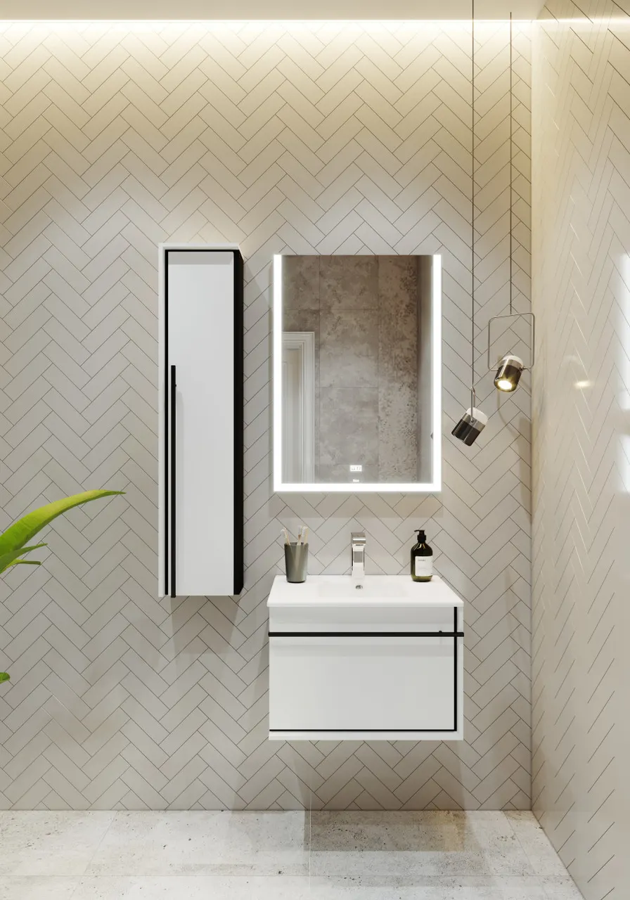 Товар: ANETO Зеркало 60, белое, матовое, ROCA 7812362000 - фото 5 ANETO Зеркало 60, белое, матовое, ROCA 7812362000 — фото 5, Зеркала в ванную комнату