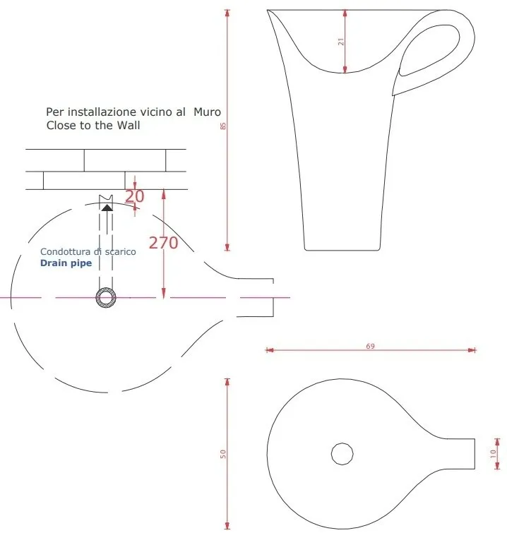 Товар: Раковина Artceram One Shot напольная без отверстий цвет черный/белый OSL004 01 50 - фото 2 Раковина Artceram One Shot напольная без отверстий цвет черный/белый OSL004 01 50 — фото 2, Раковины напольные