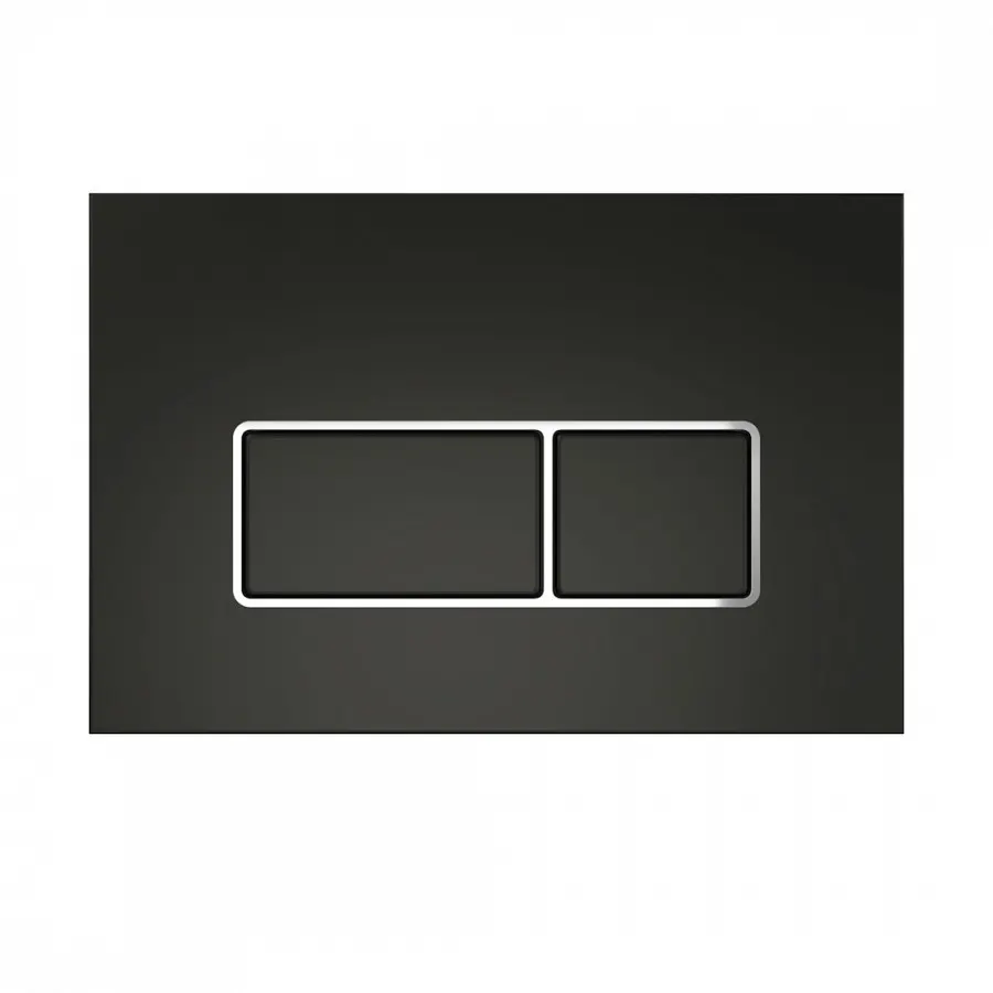 Клавиша смыва Maretti Umbria AC12UM-564, черный/хром — фото 1, Кнопки смыва