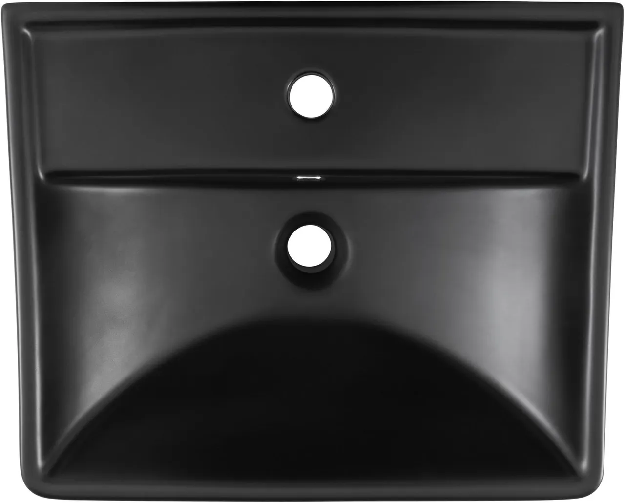 Товар: Раковина Aquanet Ирис 50 черная матовая 00329246 - фото 3 Раковина Aquanet Ирис 50 черная матовая 00329246 — фото 3, Раковины