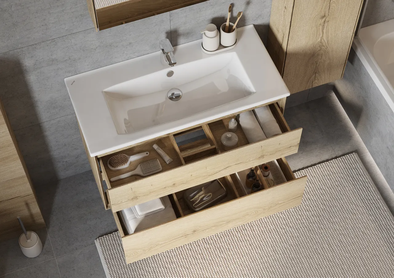 Товар: Раковина SANTEK Элина 100 мебельная белый (WH501627) - фото 3 Раковина SANTEK Элина 100 мебельная белый (WH501627) — фото 3, Раковины подвесные