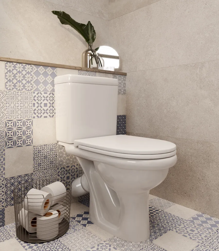 Товар: Унитаз-компакт "Визит" косой выпуск, с 1-режимной кнопочной арматурой и сиденьем п/п "Уклад". SANTE 1P4053S0000BF - фото 6 Унитаз-компакт "Визит" косой выпуск, с 1-режимной кнопочной арматурой и сиденьем п/п "Уклад". SANTE 1P4053S0000BF — фото 6, Напольные унитазы