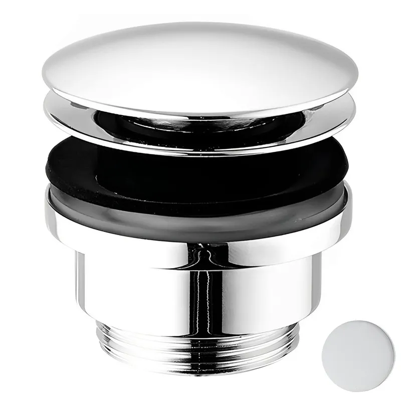 Донный клапан Webert AC0405740, белый — фото 1, Донные клапаны