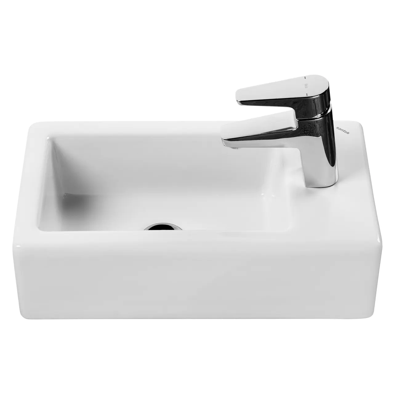 Товар: Раковина SANTEK Эрис 46 мебельная белый (WH301972) - фото 1 Раковина SANTEK Эрис 46 мебельная белый (WH301972) — фото 1, Раковины подвесные