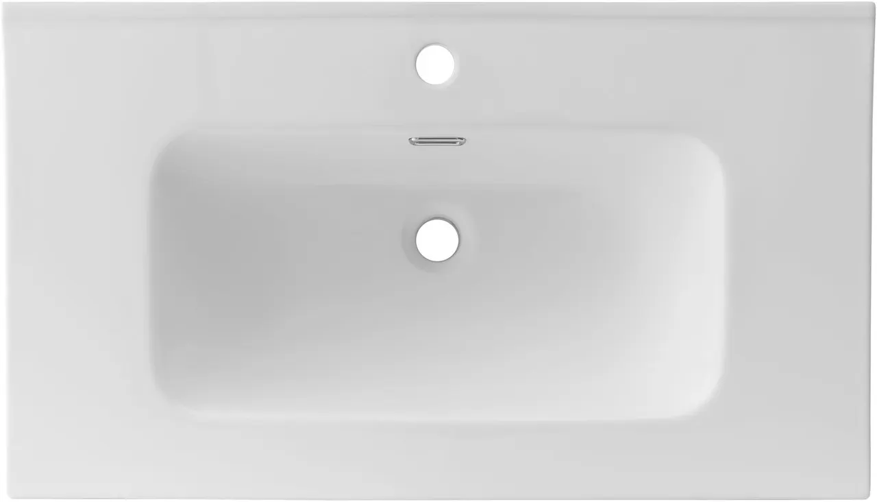 Раковина Aquanet Flat 80 белая матовая 00330431 — фото 2, Раковины
