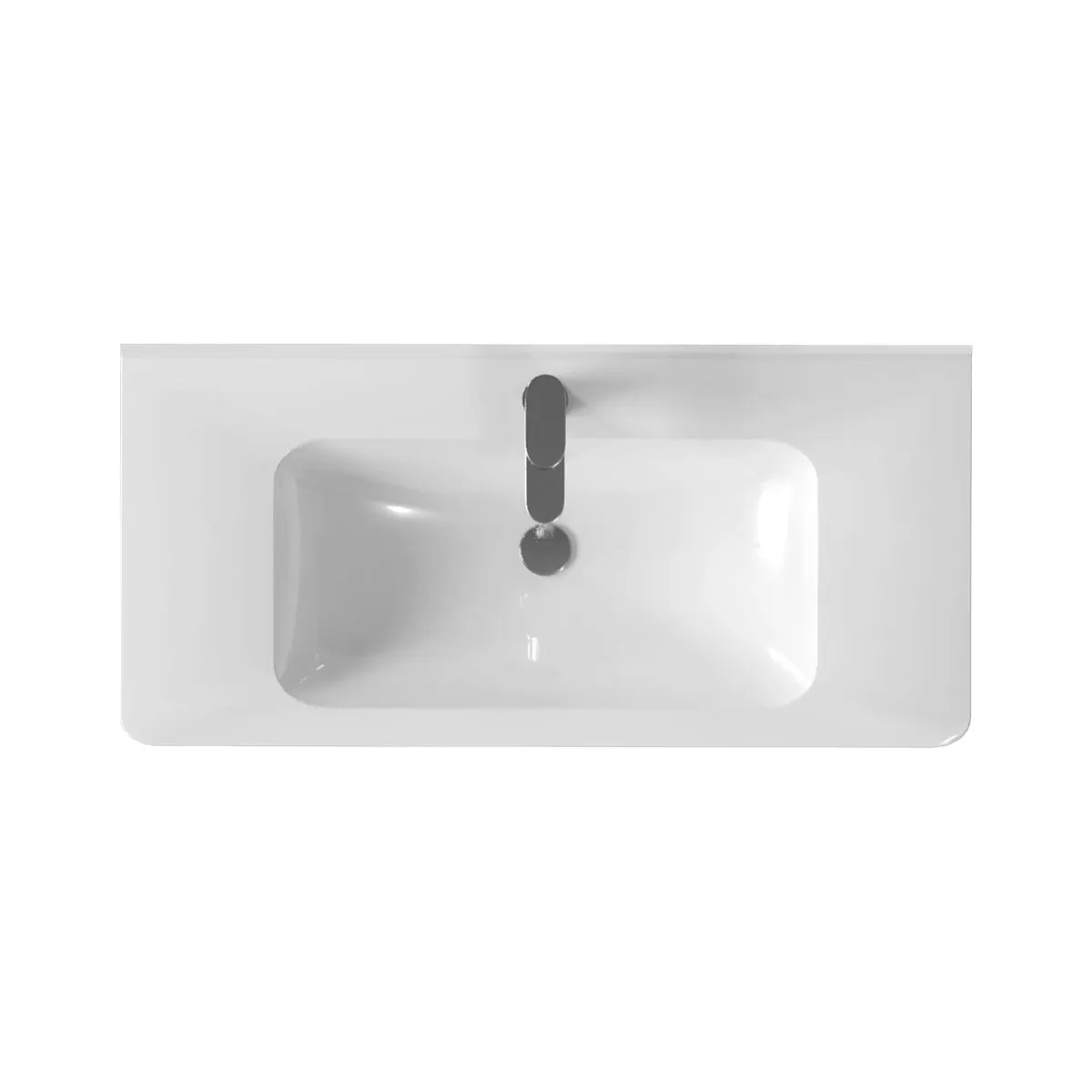 Товар: Раковина VCB-2VP1000W из искусственного камня, цвет белый VCB-2VP100W - фото 2 Раковина VCB-2VP1000W из искусственного камня, цвет белый VCB-2VP100W — фото 2, Раковины