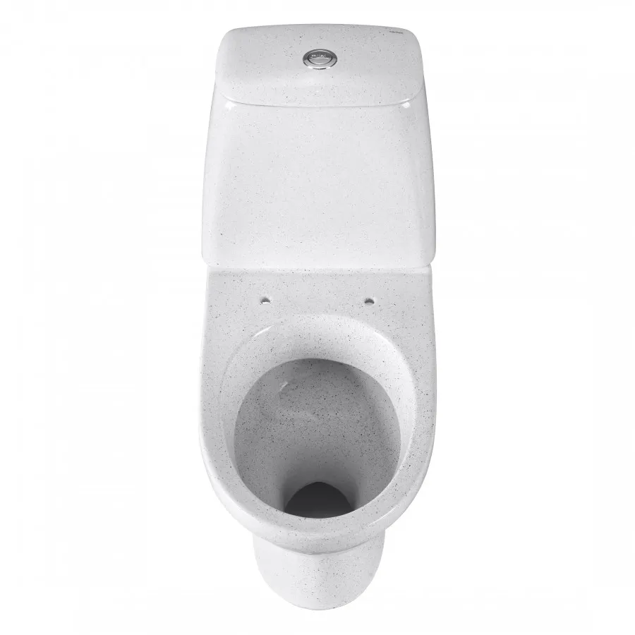 Товар: Унитаз-компакт "Соната" косой выпуск,1 сорт,с кнопочной арматурой и сиденьем,крап на белом ,SANTERI 1P2012S0100BF - фото 5 Унитаз-компакт "Соната" косой выпуск,1 сорт,с кнопочной арматурой и сиденьем,крап на белом ,SANTERI 1P2012S0100BF — фото 5, Напольные унитазы