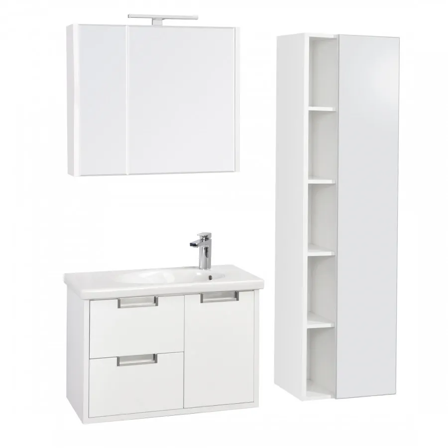 ETNA Тумба под раковину ETNA 80, белый глянец, ROCA 7857301806 — фото 6, Тумбы под раковину