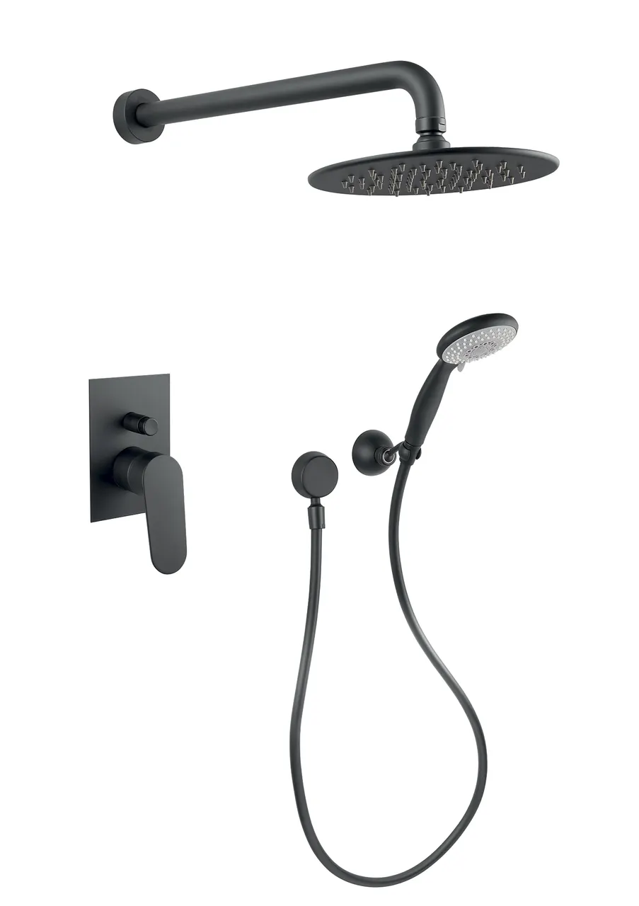 Товар: Душевая система Fiore KEVON BLACK MATT 81NN7557, черный - фото 1 Душевая система Fiore KEVON BLACK MATT 81NN7557, черный — фото 1, Душевые системы