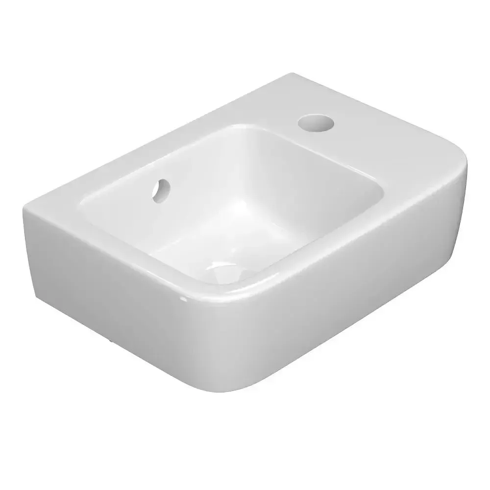 Раковина КЕРАМИН СКВЭА 36 белый глянец CDB00023552 (4810531138990) — фото 3, Раковины