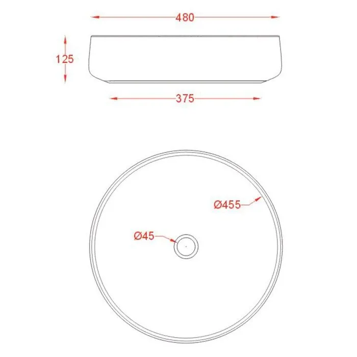 Раковина Artceram Cognac Quadro накладная без отверстий цвет белый матовый COL002 05 34 — фото 2, Раковины накладные