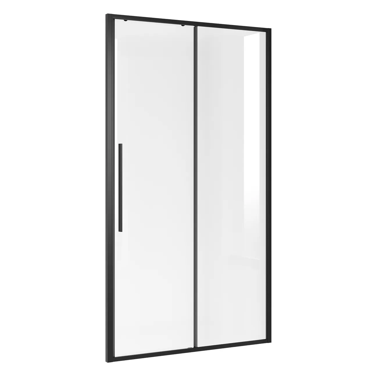 Товар: Дверь в нишу Niagara Nova NG-84-12AB (120х195) черный матовый,стекло прозрачное,дверь раздвижная,1 место - фото 2 Дверь в нишу Niagara Nova NG-84-12AB (120х195) черный матовый,стекло прозрачное,дверь раздвижная,1 место — фото 2, Душевые двери в нишу