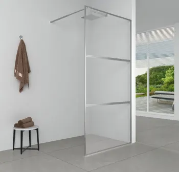 Товар: Душевая перегородка Aquanet 100x200 SW-1000CT профиль хром, прозрачное стекло - фото 2 Душевая перегородка Aquanet 100x200 SW-1000CT профиль хром, прозрачное стекло — фото 2, Душевые перегородки