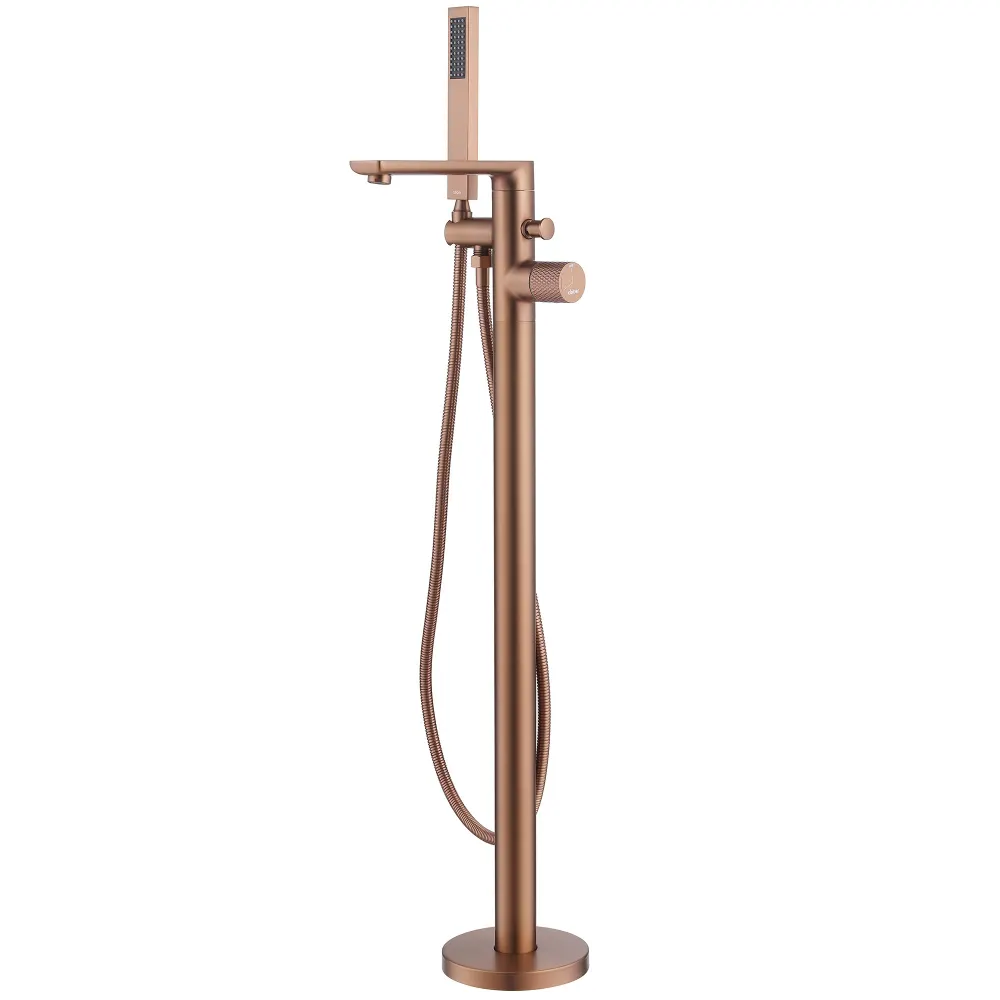 Товар: Смеситель ABBER Rund AF8715MRG напольный, розовое золото матовое - фото 1 Смеситель ABBER Rund AF8715MRG напольный, розовое золото матовое — фото 1, Смесители напольные