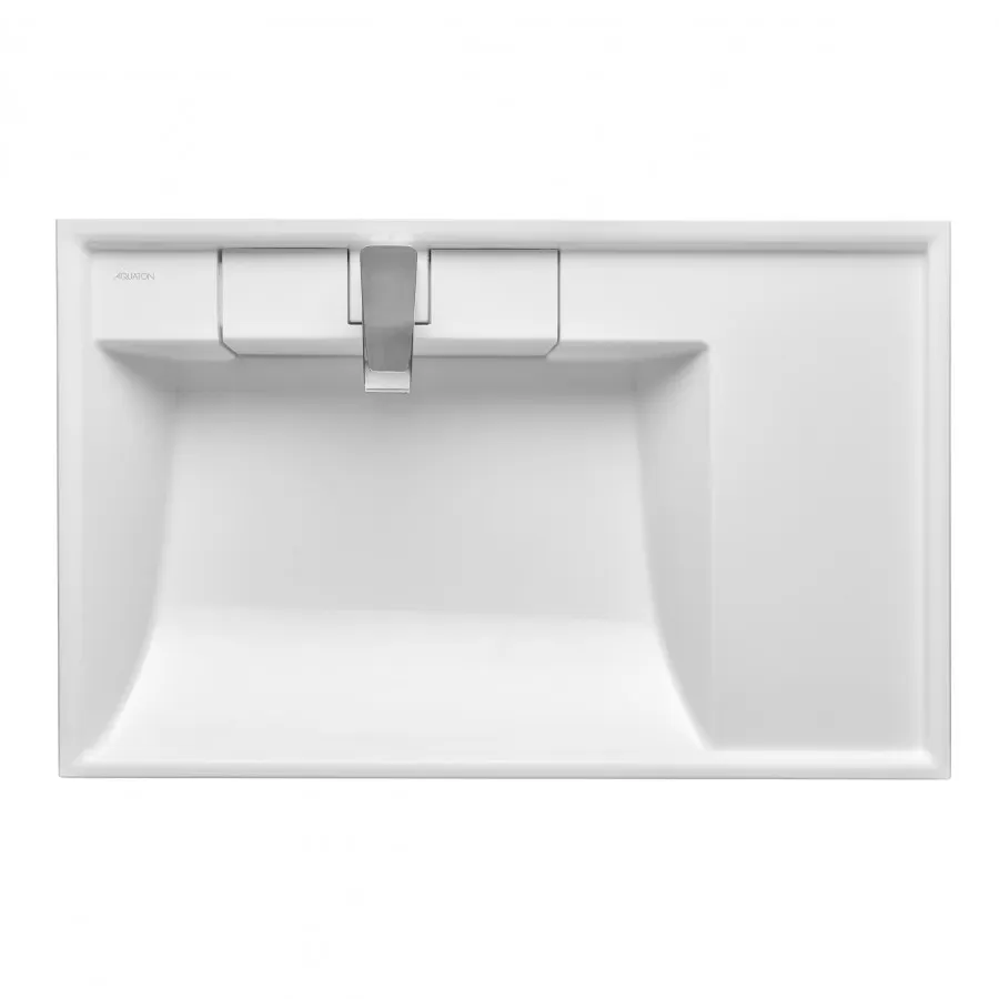 Товар: Раковина РЕЙН 80, белая 1A72113KRW010 - фото 3 Раковина РЕЙН 80, белая 1A72113KRW010 — фото 3, Раковины