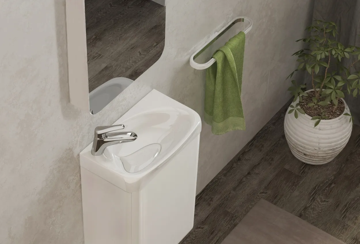 Раковина мебельная и на столешницу Bio 40 4627173210409 — фото 6, Раковины накладные