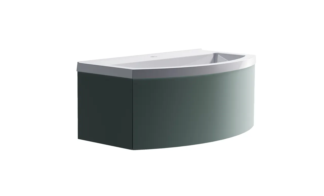 Товар: Нижний шкаф Венеция2.0 80 с 1 ящиком зеленый (NCS S 3005-B80G матовый) + Раковина "Венеция 80" 3100003ncss3005-b80g+04010022 - фото 3 Нижний шкаф Венеция2.0 80 с 1 ящиком зеленый (NCS S 3005-B80G матовый) + Раковина "Венеция 80" 3100003ncss3005-b80g+04010022 — фото 3, Тумбы с раковиной