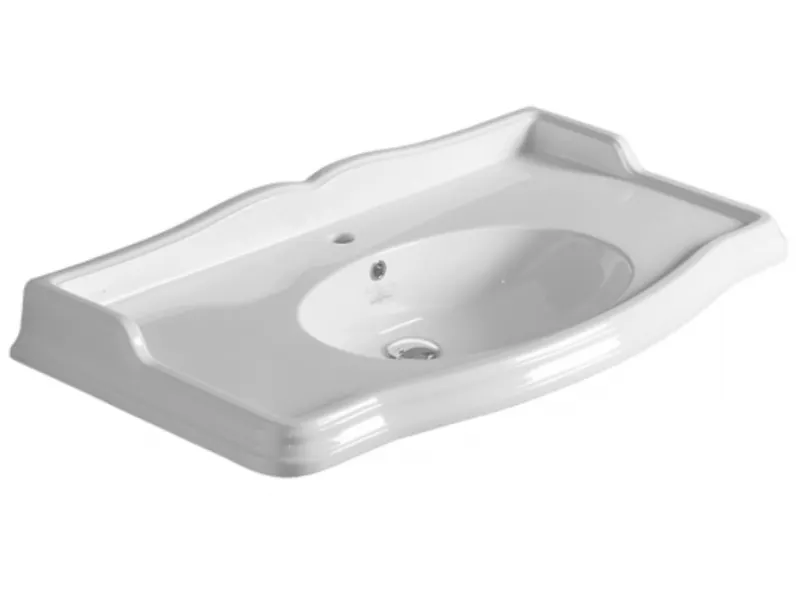 Товар: Раковина SIMAS ARCADE подвесная на тумбу на ноги на кронштейны с одним отверстием со спинкой цвет белый AR874 - фото 1 Раковина SIMAS ARCADE подвесная на тумбу на ноги на кронштейны с одним отверстием со спинкой цвет белый AR874 — фото 1, Раковины подвесные