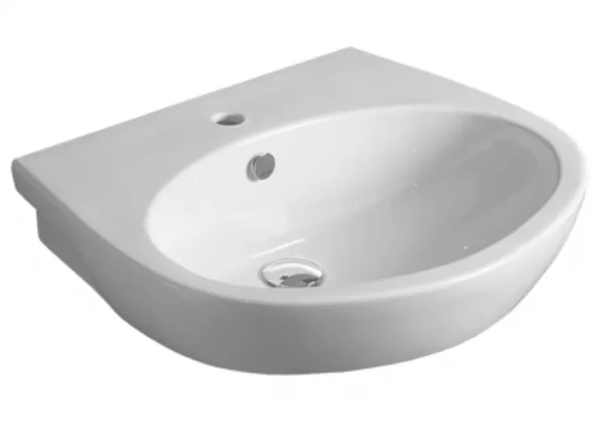 Товар: Раковина SIMAS LFT Spazio подвесная или на пьедестал с одним отверстием цвет белый LFT05 - фото 1 Раковина SIMAS LFT Spazio подвесная или на пьедестал с одним отверстием цвет белый LFT05 — фото 1, Раковины подвесные