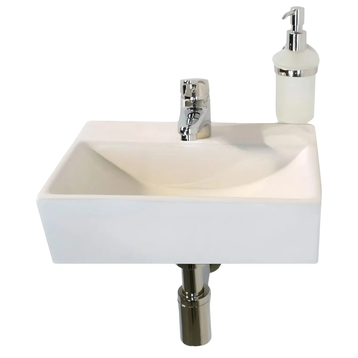 Раковина маленькая GS, 36,5x25x10,5 cm, белая керамика 32576 — фото 17, Раковины