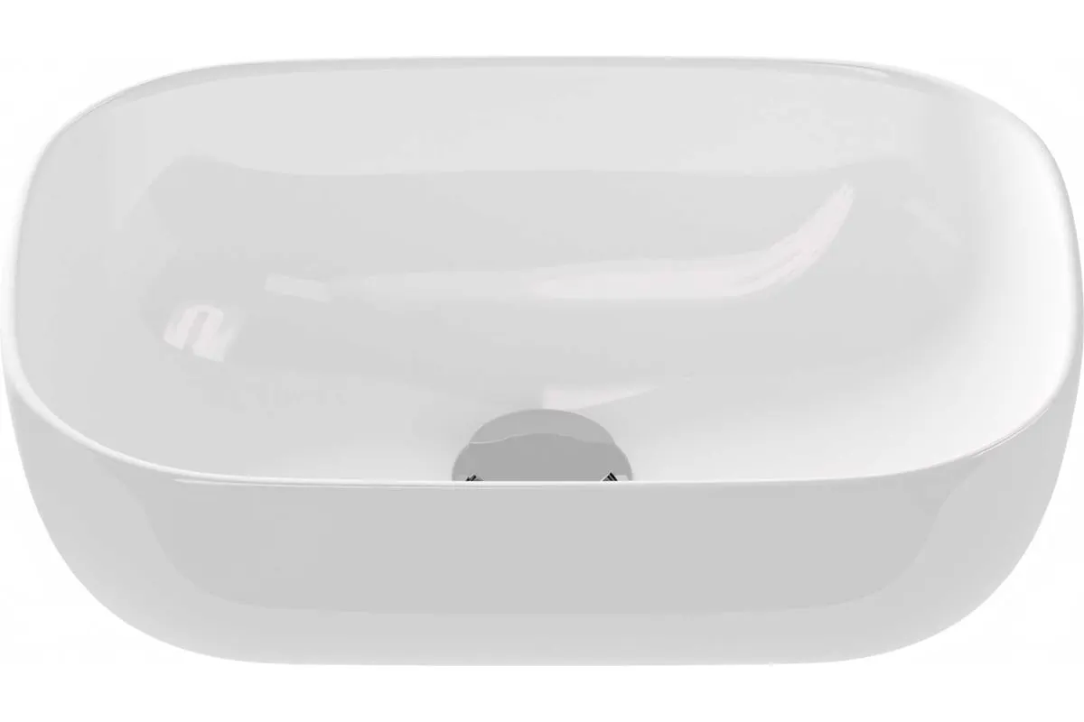 Раковина на столешницу MODUO 50 SQUARE, белый, VIANT A63570 VIANT — фото 1, Раковины встраиваемые сверху