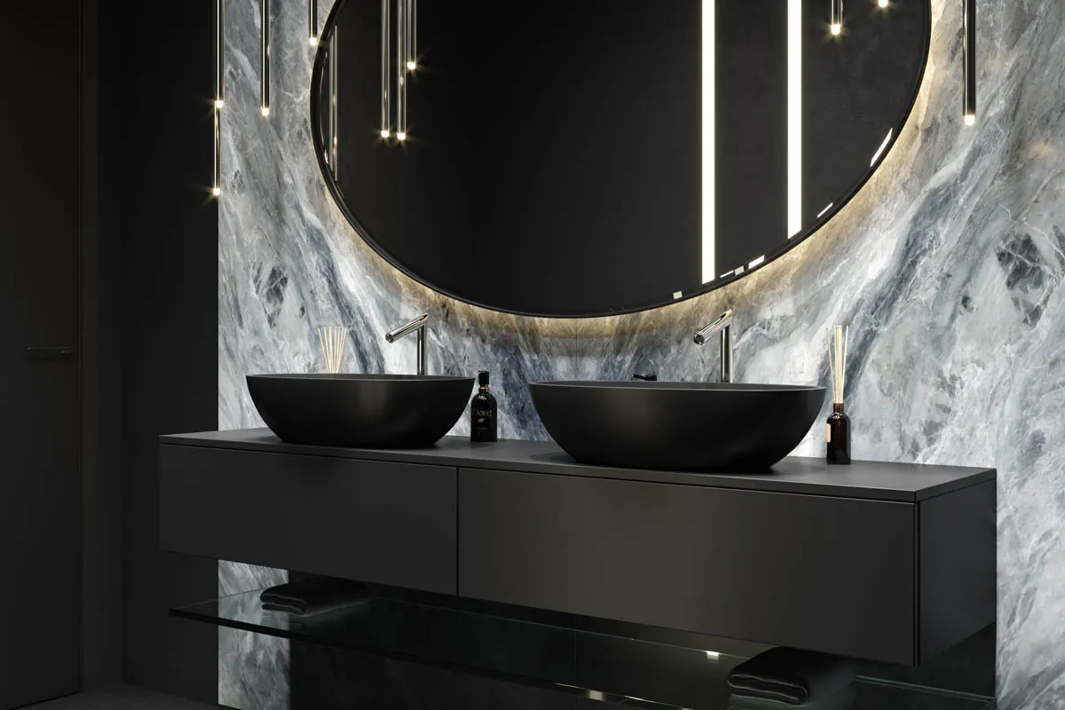 Раковина TEFIA Soft Rock Color 63 Х 34,5 RAL* 1.02.008.11.3 — фото 2, Раковины