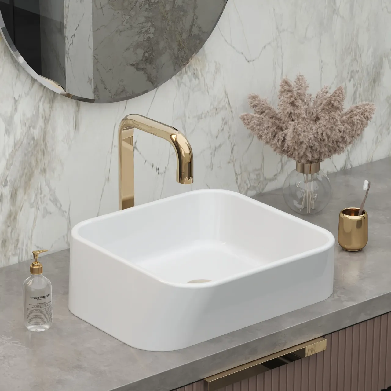 Товар: Раковина Ambassador Benefit 206T20002 (515*420*140) БЕЛАЯ - фото 2 Раковина Ambassador Benefit 206T20002 (515*420*140) БЕЛАЯ — фото 2, Раковины