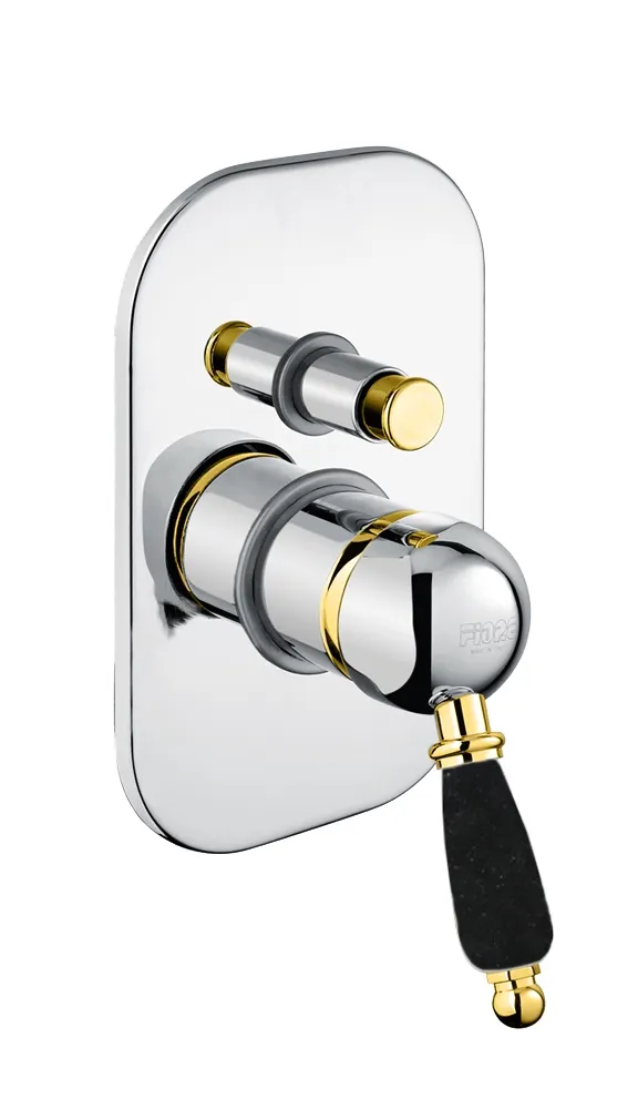 Товар: Смеситель для душа Fiore IMPERIAL BLACK 89CO5134, хром/золото - фото 1 Смеситель для душа Fiore IMPERIAL BLACK 89CO5134, хром/золото — фото 1, Смеситель для душа