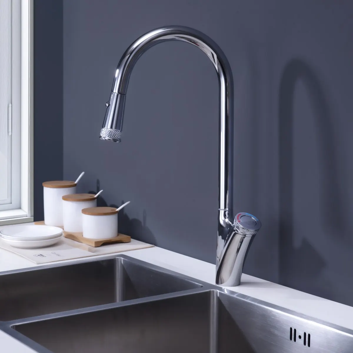 Товар: Смеситель для кухни D&K Bayern DA1482501, хром - фото 1 Смеситель для кухни D&K Bayern DA1482501, хром — фото 1, Смесители для кухни