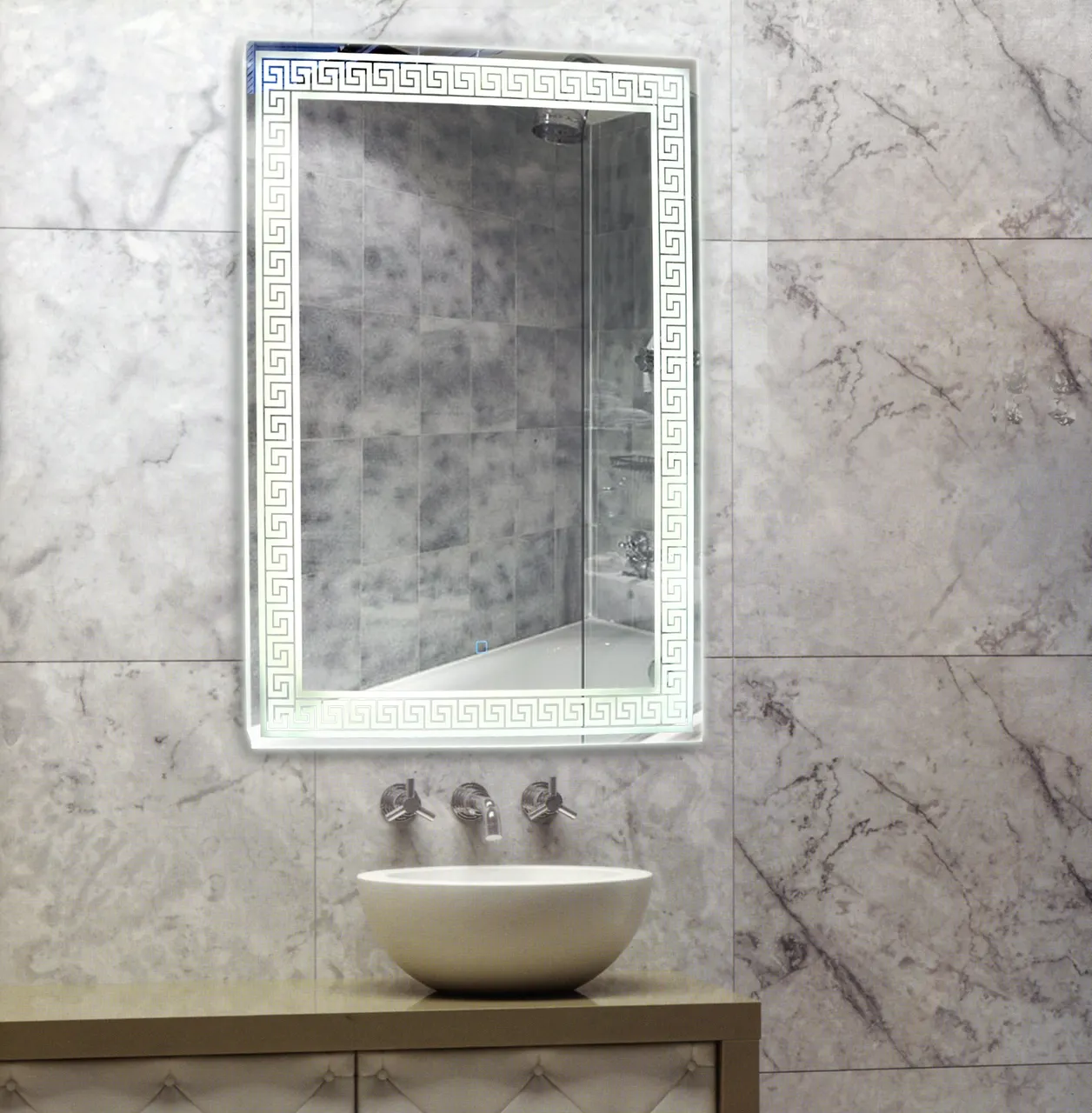 Товар: Зеркало Relisan JULIA 600х800 с подсветкой Гл000024348 - фото 1 Зеркало Relisan JULIA 600х800 с подсветкой Гл000024348 — фото 1, Зеркала в ванную комнату