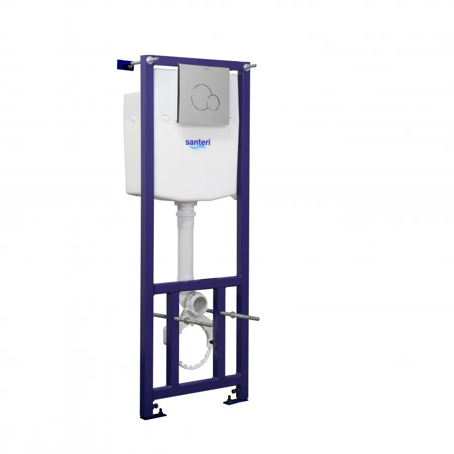 Товар: Пэк Альфа комфорт (подвес. унитаз с сиденьем полипр. SC, инсталляция, панель хром. глянец) SANTERI 138164S0000B0 - фото 2 Пэк Альфа комфорт (подвес. унитаз с сиденьем полипр. SC, инсталляция, панель хром. глянец) SANTERI 138164S0000B0 — фото 2, Инсталляции