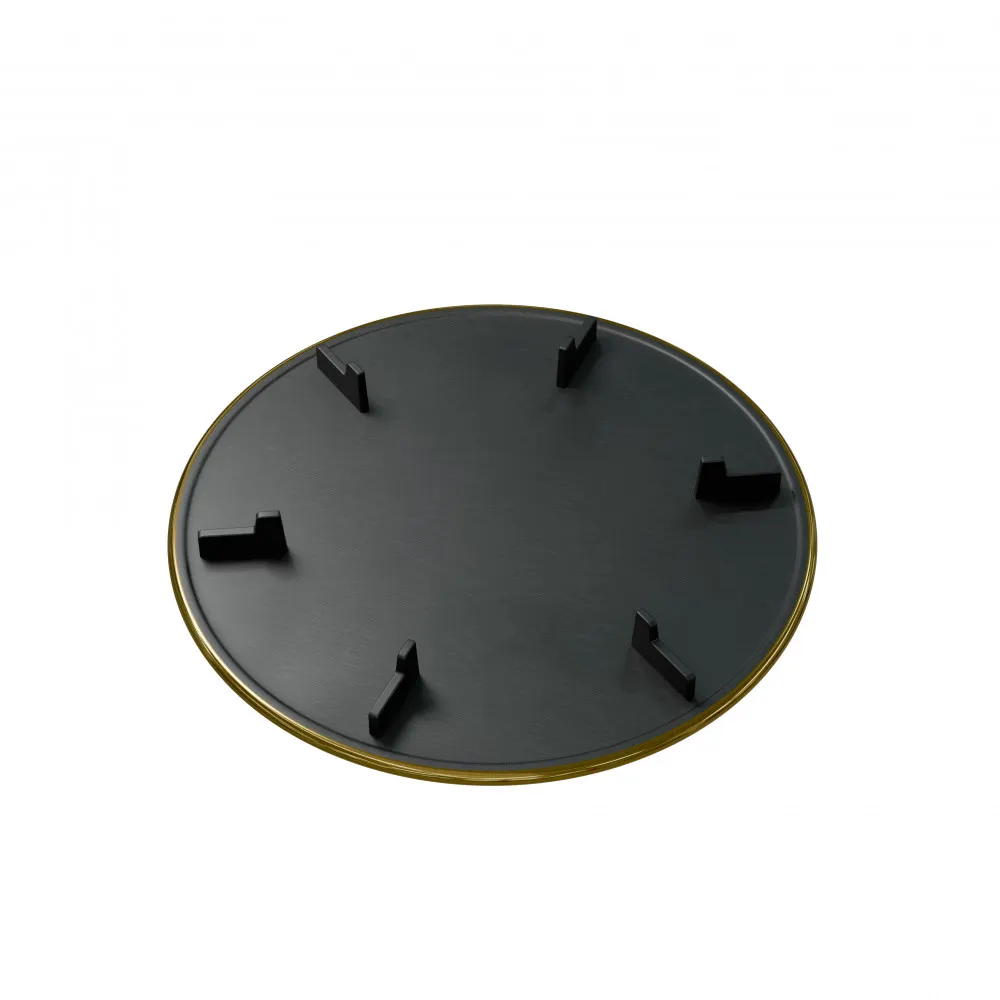 Декоративная крышка Milacio MCU.004.GD, брашированное золото — фото 2, Прочие комплектующие для слива и канализации