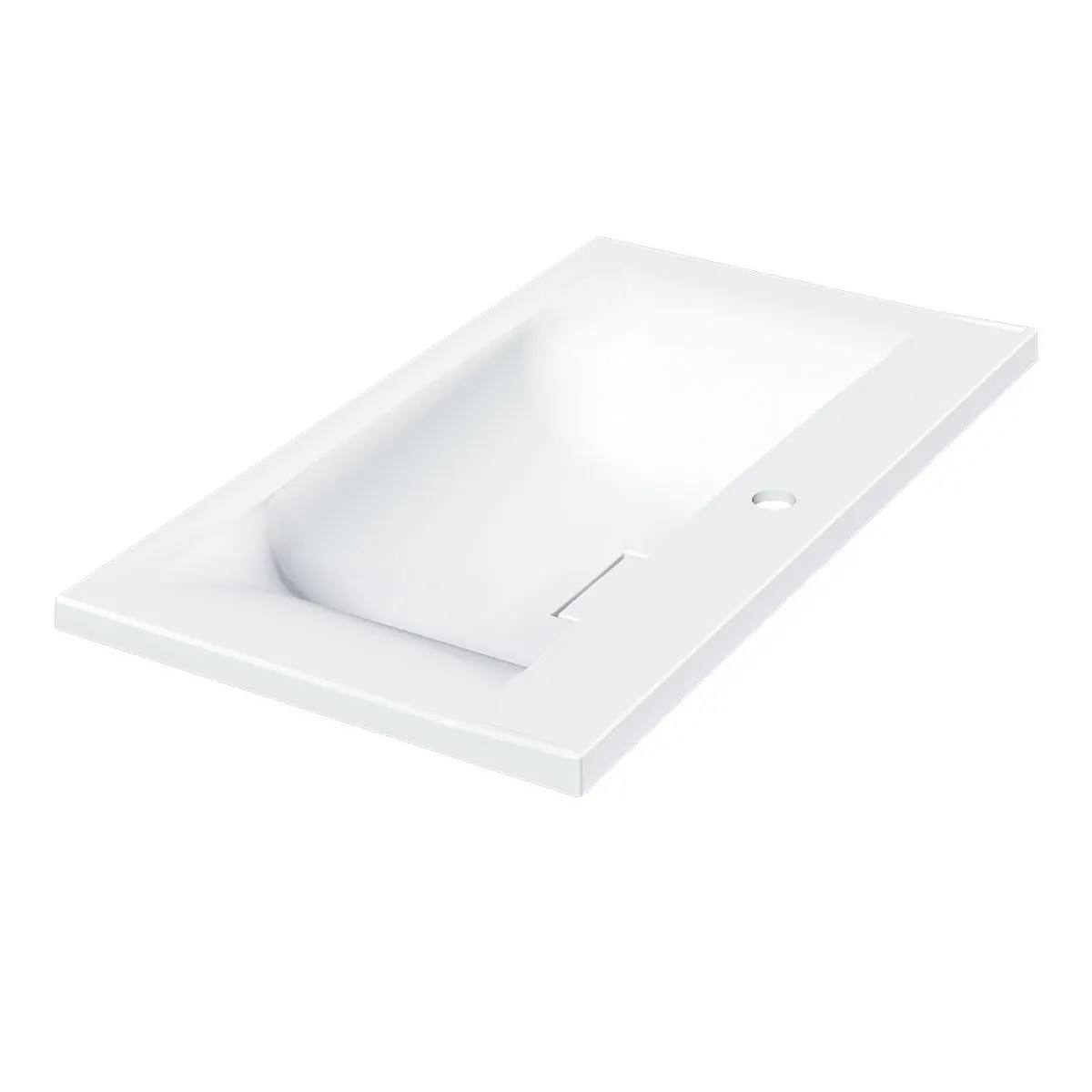 Раковина VCB-3M800W из искуственного камня, цвет белый — фото 3, Раковины