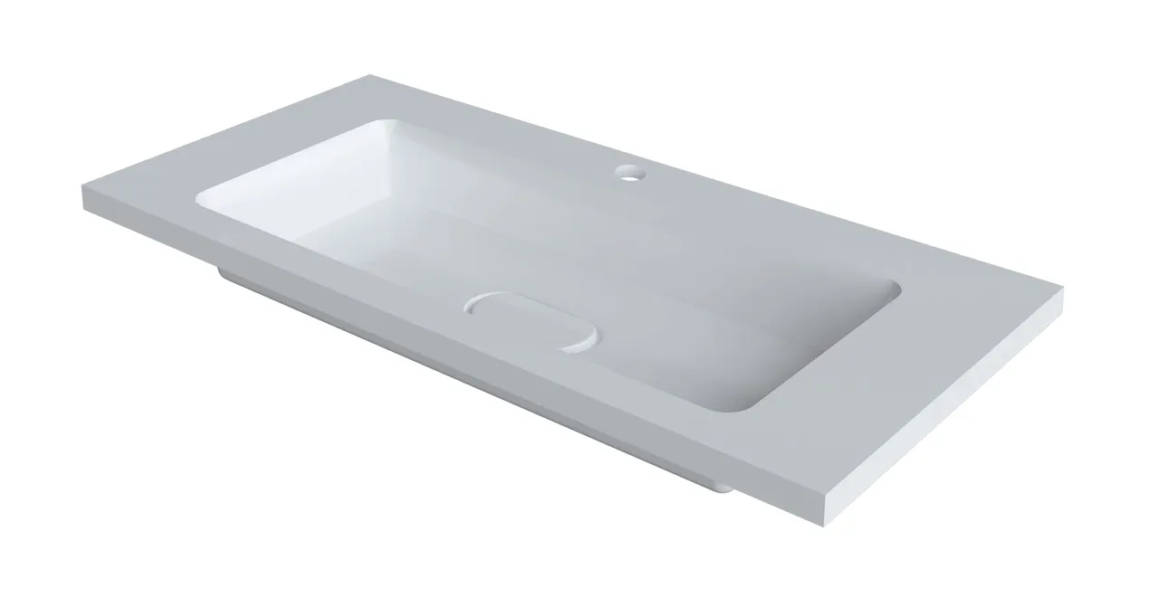 Раковина мебельная и на столешницу Modul 100 4627173210447 — фото 3, Раковины накладные