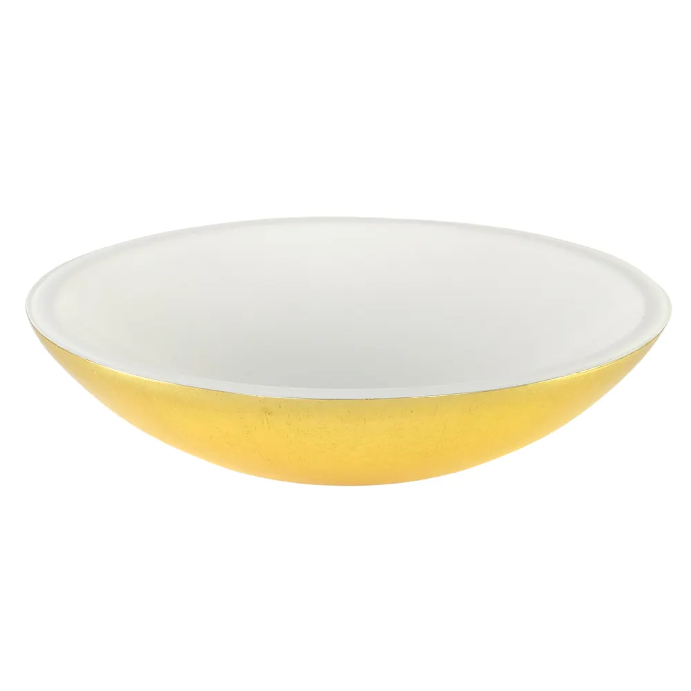 Товар: ARENA Раковина накладная круглая D46 см, белая/золото, ГЛЯНЦЕВАЯ 31565 - фото 1 ARENA Раковина накладная круглая D46 см, белая/золото, ГЛЯНЦЕВАЯ 31565 — фото 1, Раковины накладные