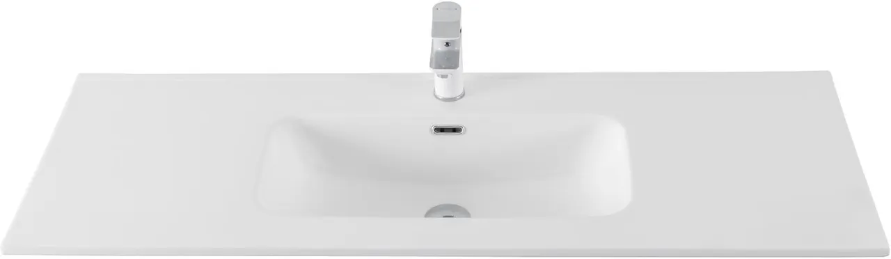 Товар: Раковина Aquanet Flat 120 белая матовая 00330427 - фото 1 Раковина Aquanet Flat 120 белая матовая 00330427 — фото 1, Раковины