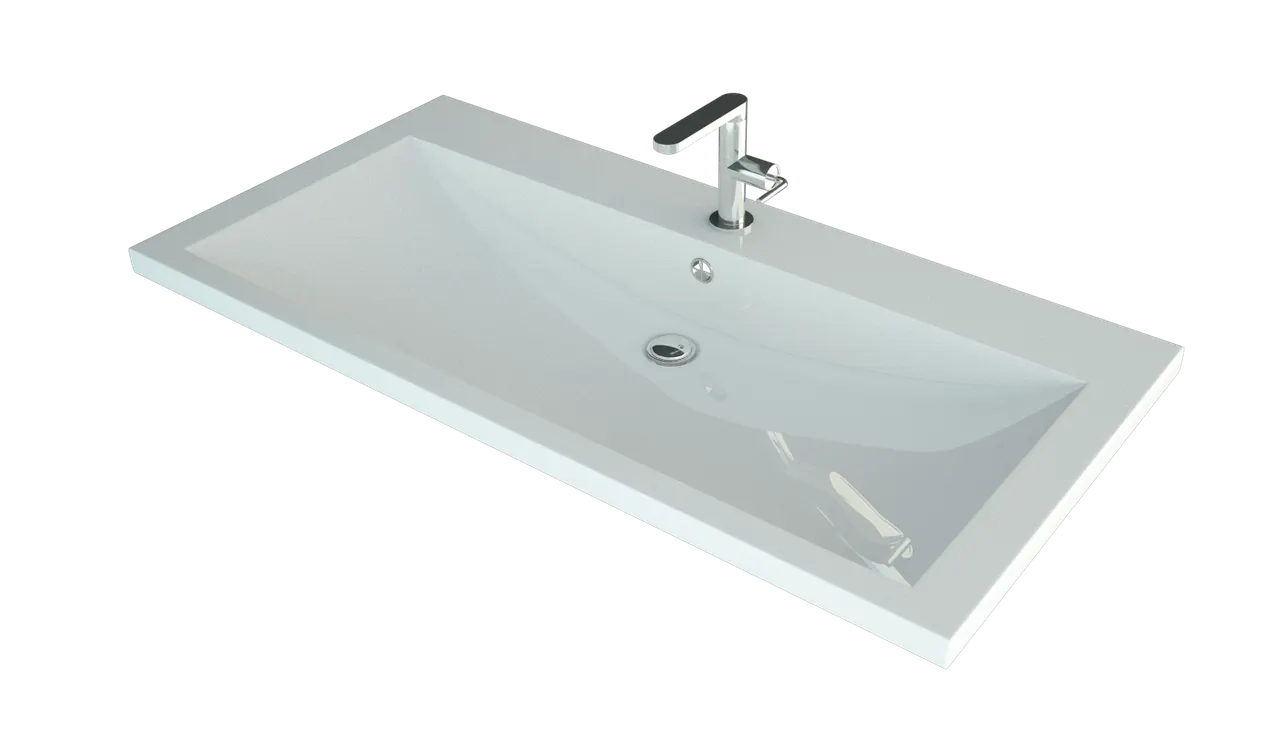 Товар: Раковина мебельная и на столешницу Alice 90 4627173210324 - фото 1 Раковина мебельная и на столешницу Alice 90 4627173210324 — фото 1, Раковины накладные