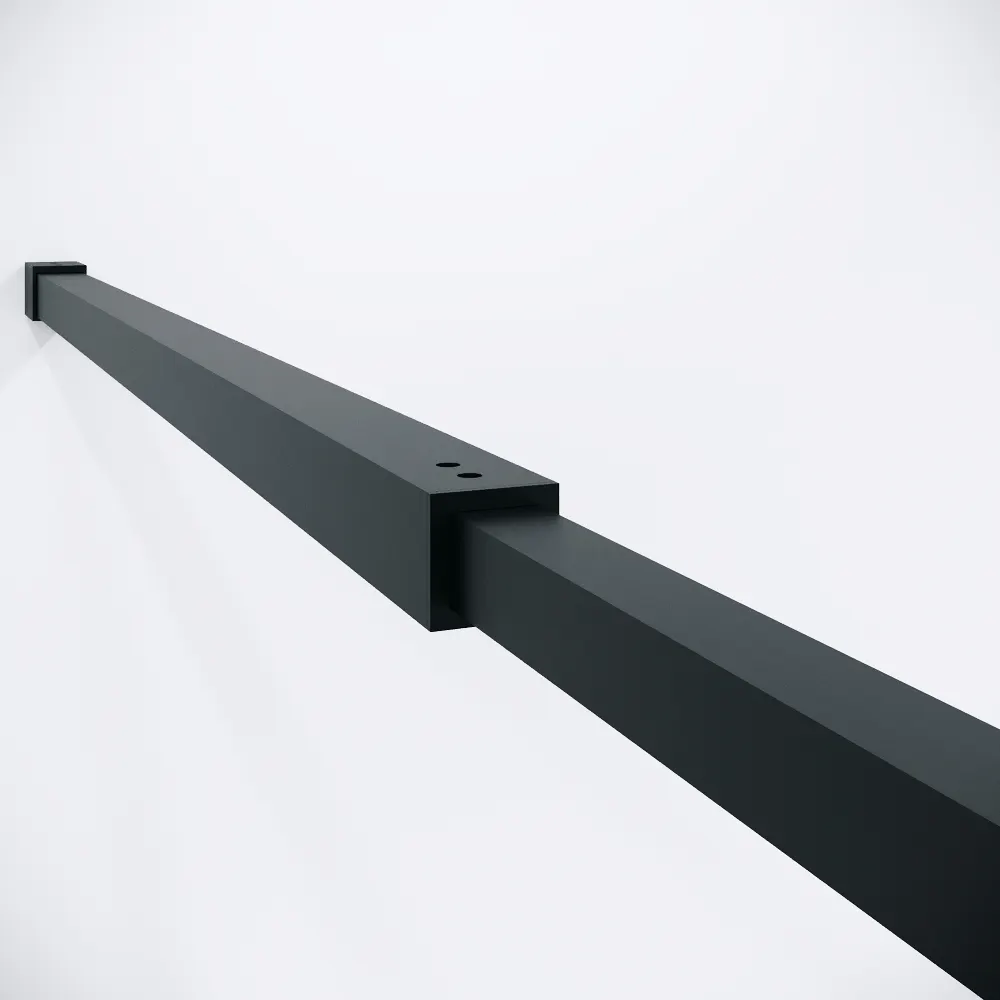 Товар: Душевая перегородка Niagara Nova NG-481-10FBLACK (100х200) черный матовый,стекло рифленое/тонированное,1 место - фото 7 Душевая перегородка Niagara Nova NG-481-10FBLACK (100х200) черный матовый,стекло рифленое/тонированное,1 место — фото 7, Душевые перегородки