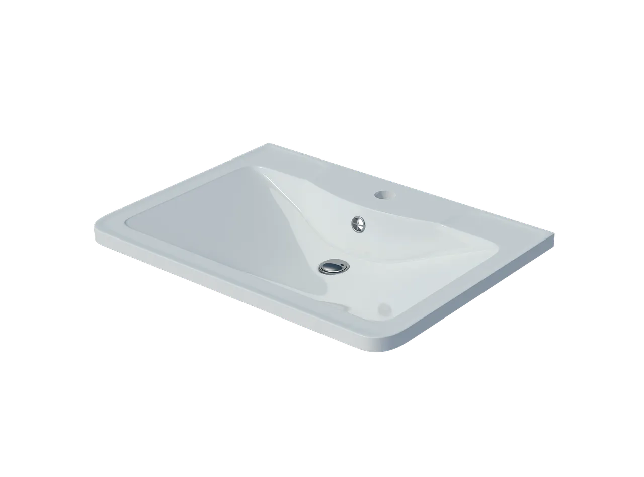 Товар: Раковина мебельная и на столешницу Adel 60 4627173210225 - фото 1 Раковина мебельная и на столешницу Adel 60 4627173210225 — фото 1, Раковины накладные