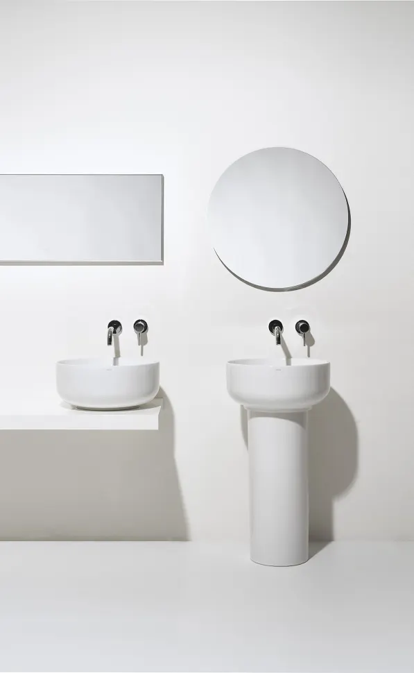 Раковина SIMAS BALLOON накладная без отверстий цвет белый BA01 — фото 2, Раковины накладные