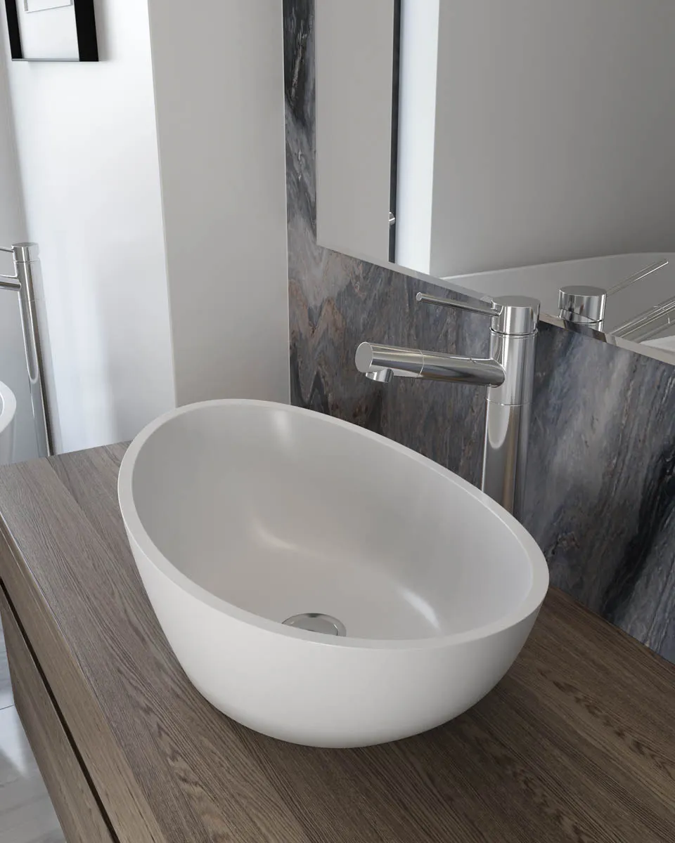 Раковина EUROPE Soft Rock Duo 54 Х 33 RAL* 1.02.005.11.2 — фото 2, Раковины